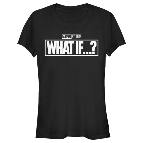 Junior’s Marvel What If… Bold Logo T-Shirt