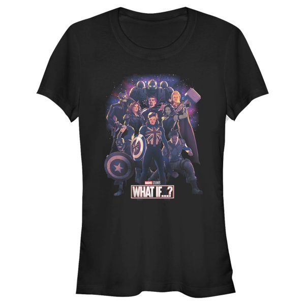 Junior’s Marvel What if… Group Pose T-Shirt