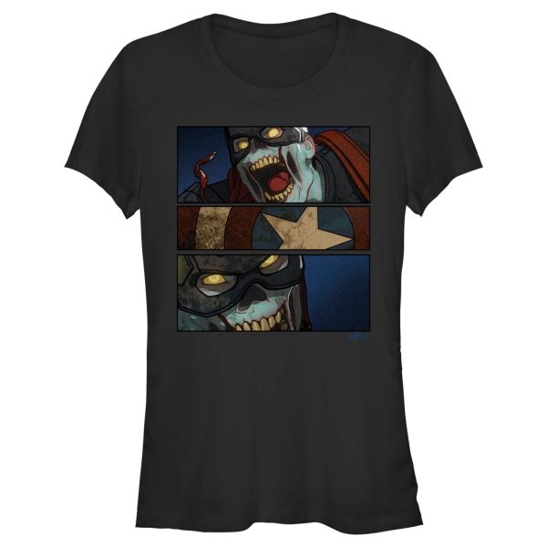 Junior’s Marvel What if… Zombie Captain America T-Shirt