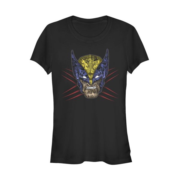 Junior’s Marvel X-Men Artistic Wolverine Pattern T-Shirt