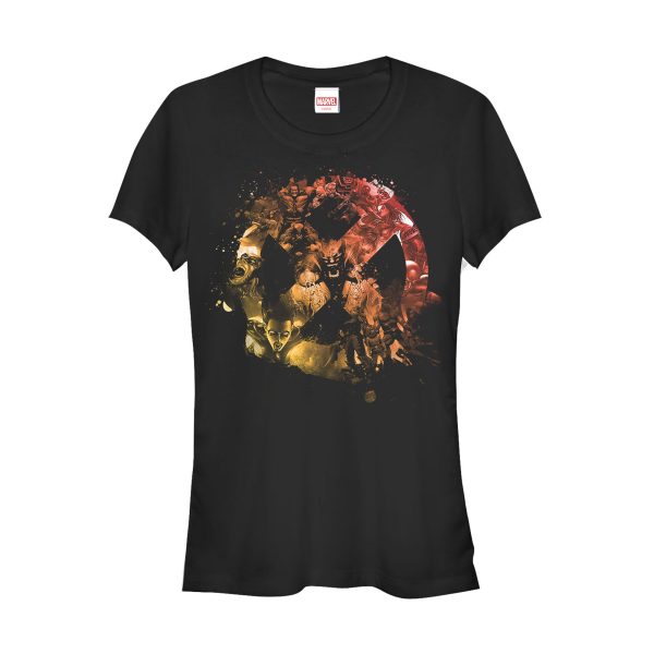 Junior’s Marvel X-Men Collage Logo T-Shirt