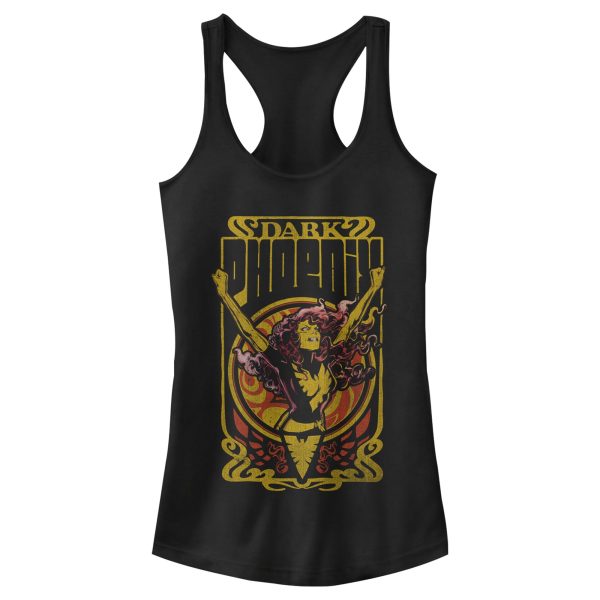 Junior’s Marvel X-Men Dark Phoenix Crest Racerback Tank Top