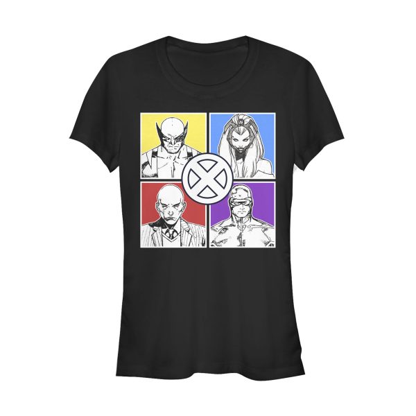 Junior’s Marvel X-Men Foursquare T-Shirt