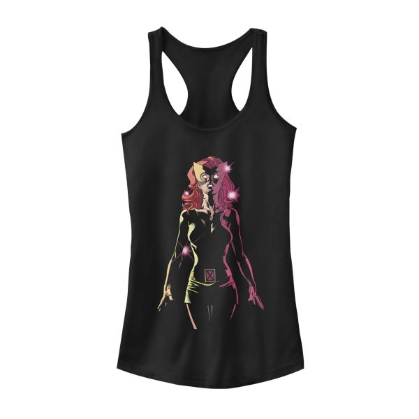 Junior’s Marvel X-Men Jean Grey Lights Racerback Tank Top