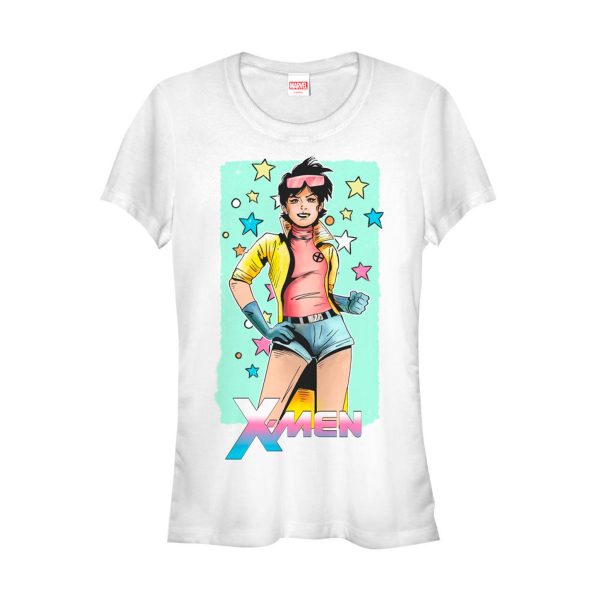 Junior’s Marvel X-Men Jubilee Stars T-Shirt