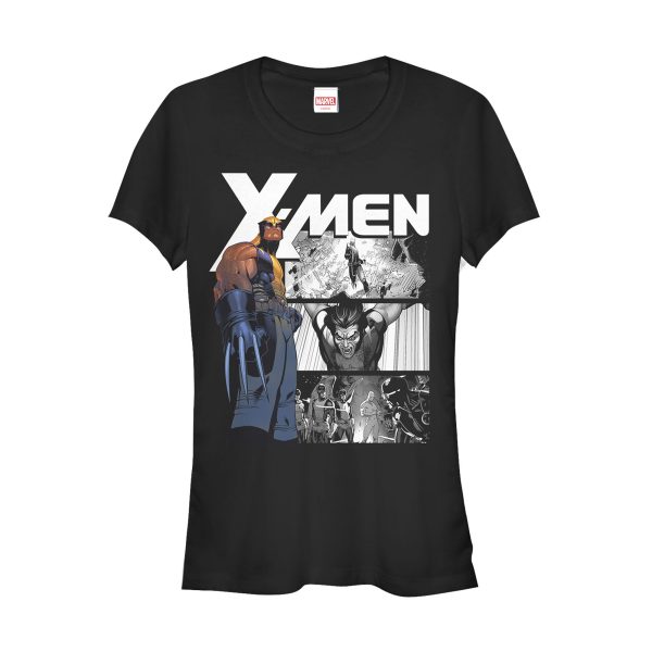 Junior’s Marvel X-Men Wolverine Panels T-Shirt