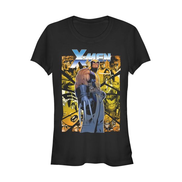 Junior’s Marvel X-Men Wolverine Shattered Scene T-Shirt