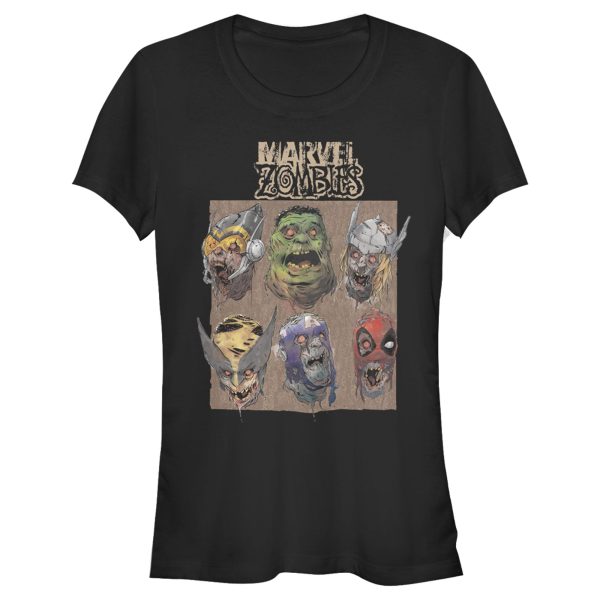 Junior’s Marvel Zombies Happy Faces T-Shirt