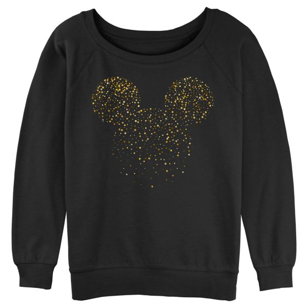 Junior’s Mickey & Friends Confetti Logo Sweatshirt