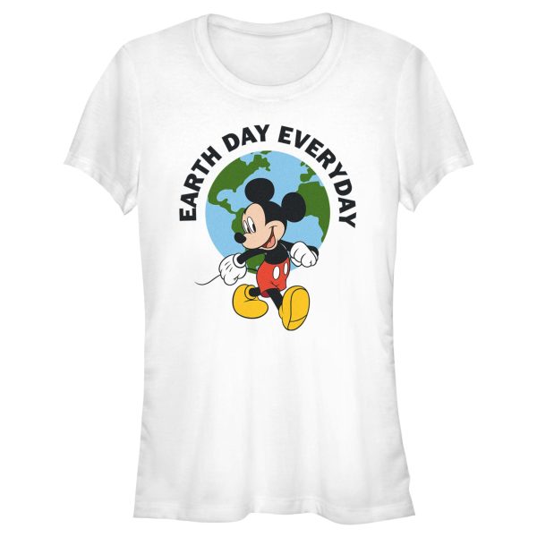 Junior’s Mickey & Friends Earth Day Everyday T-Shirt