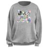 Junior’s Mickey & Friends Retro 80s Minnie and Mickey Sweatshirt