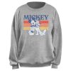 Junior’s Mickey & Friends Retro Pluto and Mickey Sweatshirt