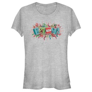 Junior’s Minecraft Boom T-Shirt