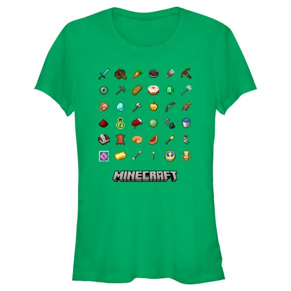 Junior’s Minecraft Item Collection T-Shirt