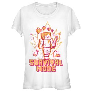 Junior’s Minecraft Survival Mode Sketch T-Shirt