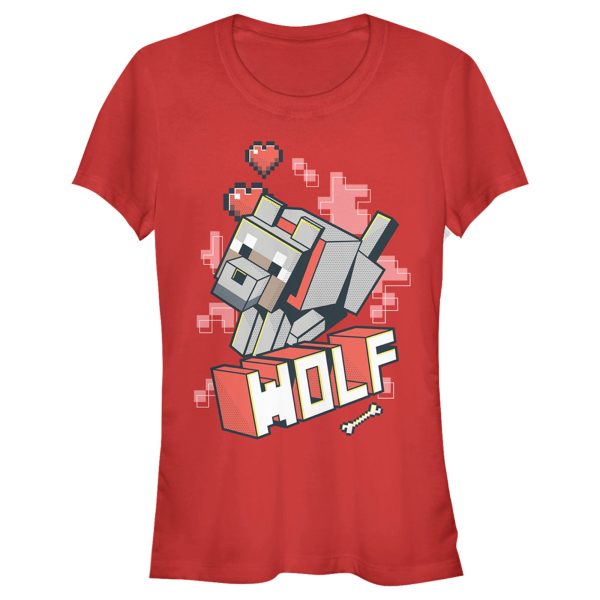 Junior’s Minecraft Wolf T-Shirt