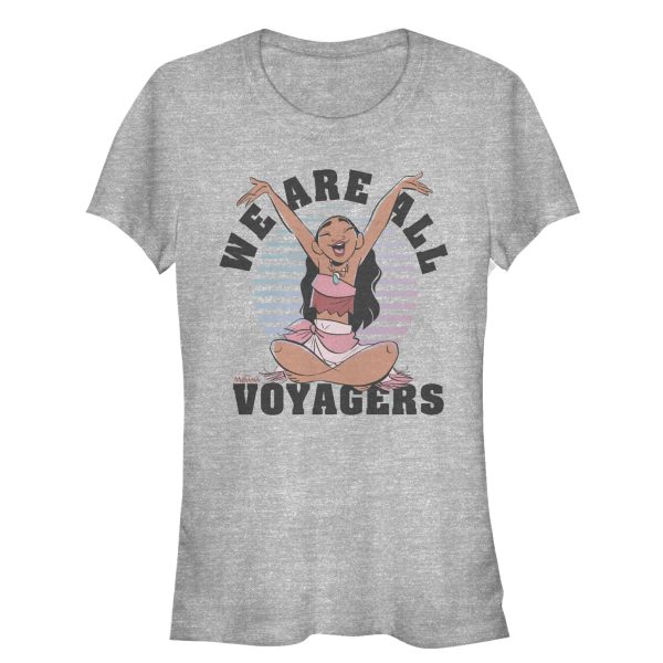 Junior’s Moana All Voyagers Stripes T-Shirt