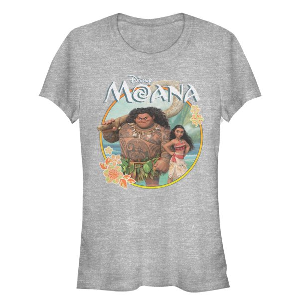 Junior’s Moana & Maui Circle T-Shirt