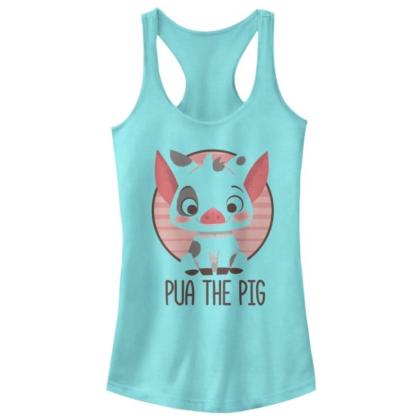 Junior’s Moana Pua the Pig Racerback Tank Top