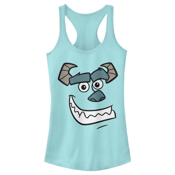 Junior’s Monsters Inc Sulley Face Racerback Tank Top