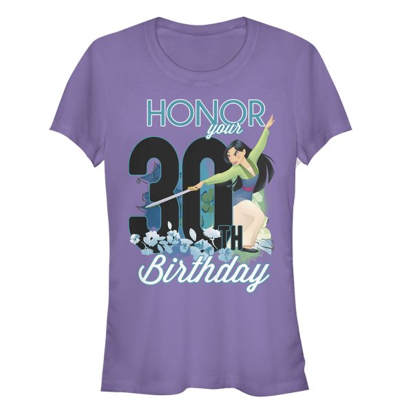 Junior’s Mulan Honor Your 30th Birthday T-Shirt