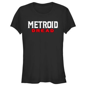 Junior’s Nintendo Metroid Dread Logo T-Shirt