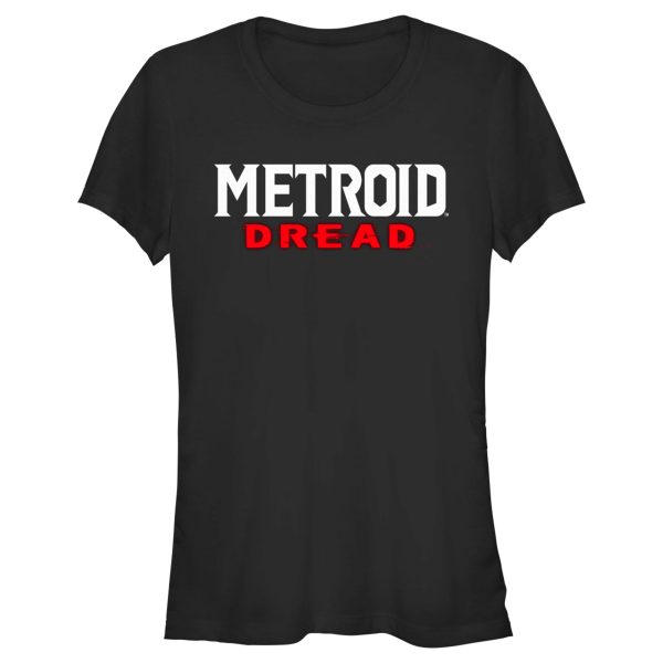 Junior’s Nintendo Metroid Dread Logo T-Shirt