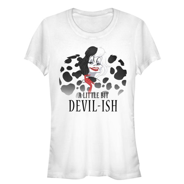 Junior’s One Hundred and One Dalmatians Cruella Devilish T-Shirt