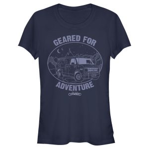 Junior’s Onward Geared for Adventure Night T-Shirt