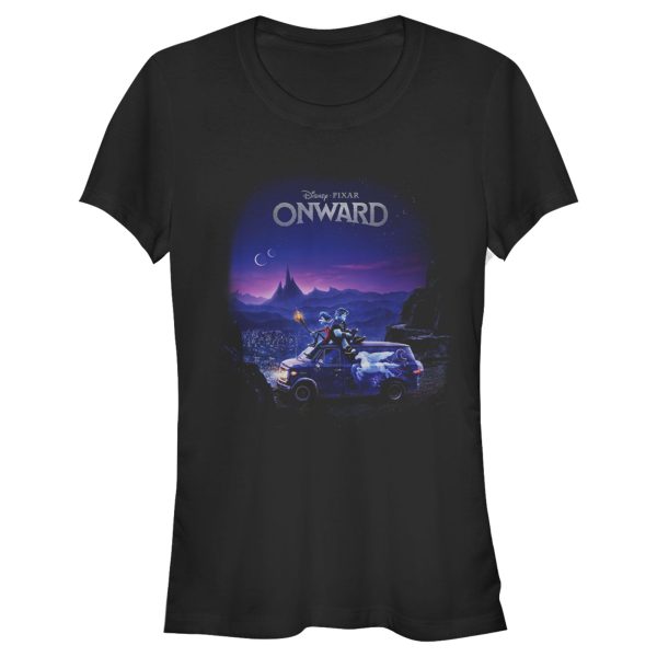 Junior’s Onward Movie Sunset Poster T-Shirt