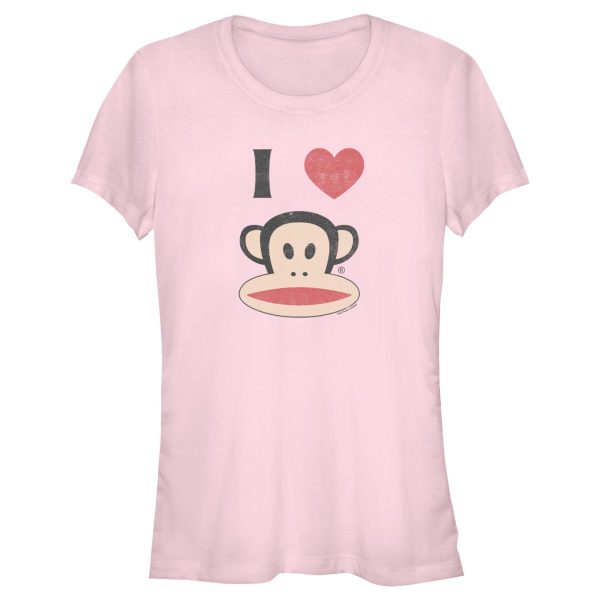 Junior’s Paul Frank Distressed I Heart Julius T-Shirt