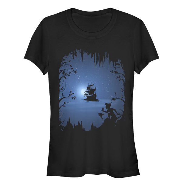 Junior’s Peter Pan Full Moon Boat T-Shirt