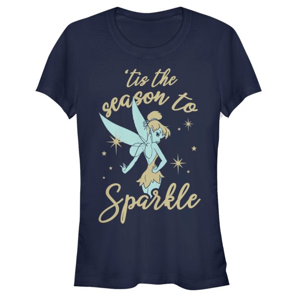 Junior’s Peter Pan Peter Pan Tinker Bell ‘Tis the Season to Sparkle T-Shirt