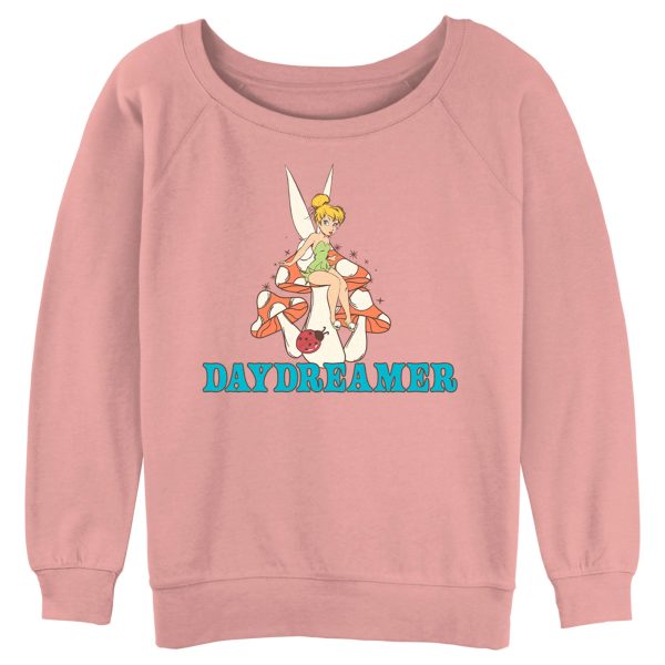 Junior’s Peter Pan Tinker Bell Daydreamer Mushroom Sweatshirt