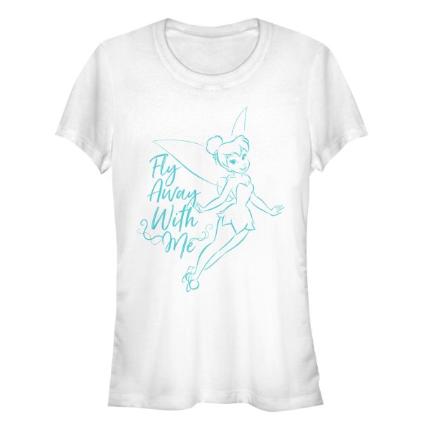 Junior’s Peter Pan Tinker Bell Fly Away T-Shirt