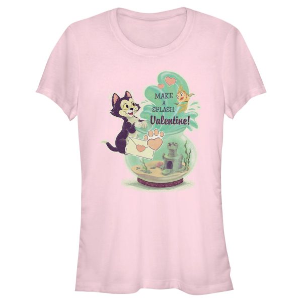 Junior’s Pinocchio Make A Splash Valentine T-Shirt