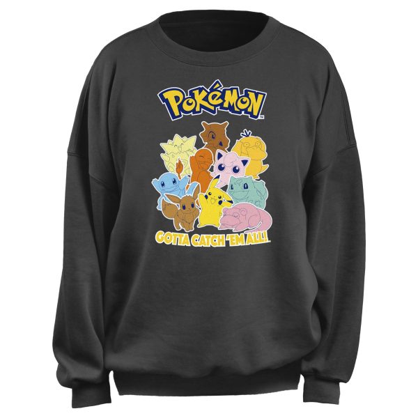 Junior’s Pokemon Gotta Catch ‘Em All Group Portrait Sweatshirt