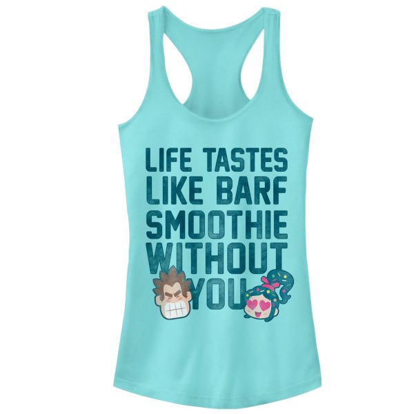 Junior’s Ralph Breaks the Internet Barf Smoothie Racerback Tank Top