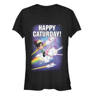 Junior’s Ralph Breaks the Internet Happy Caturday T-Shirt