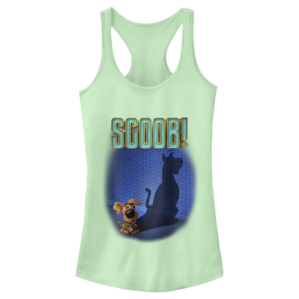 Junior’s Scooby Doo Dog Shadow Racerback Tank Top