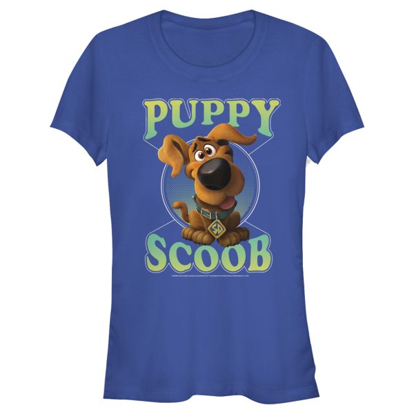 Junior’s Scooby Doo Puppy Circle T-Shirt