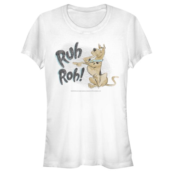 Junior’s Scooby Doo Ruh Roh Pointing T-Shirt