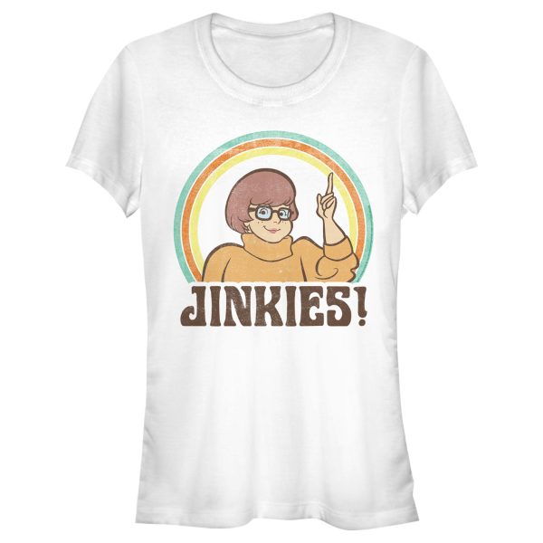 Junior’s Scooby Doo Velma Jinkies Retro T-Shirt