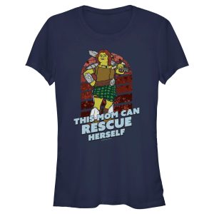 Junior’s Shrek This Mom Can Rescue Herself T-Shirt