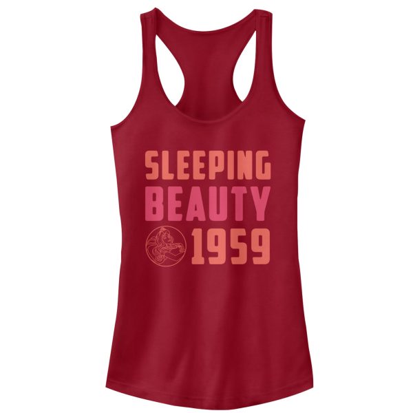 Junior’s Sleeping Beauty 1959 Racerback Tank Top