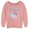 Junior’s Snow White and the Seven Dwarfs Evil Queen Pastel Logo Sweatshirt
