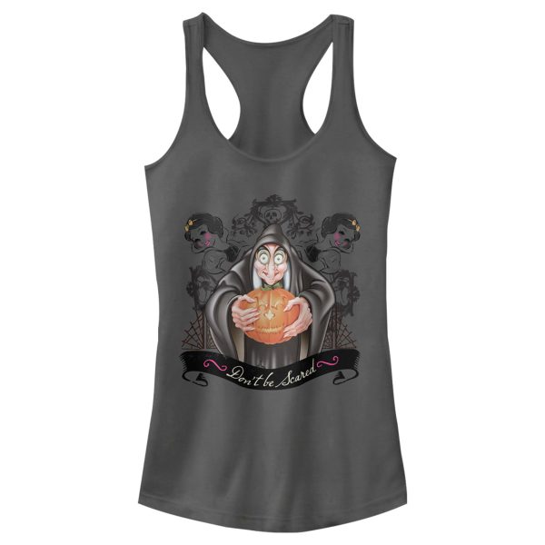 Junior’s Snow White and the Seven Dwarfs Evil Queen Pumpkin Racerback Tank Top