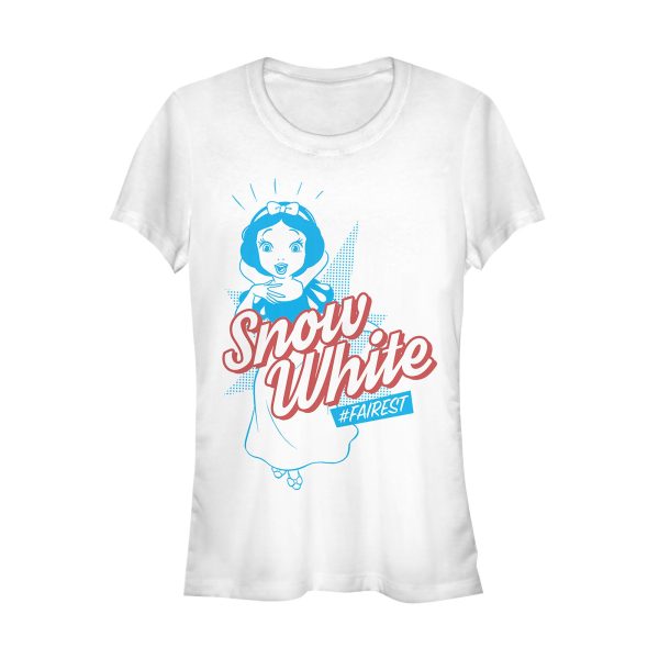 Junior’s Snow White and the Seven Dwarfs Pop Art T-Shirt