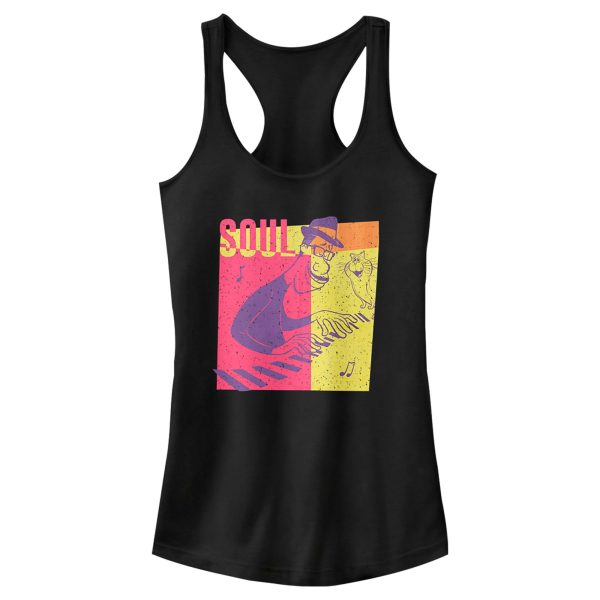 Junior’s Soul Joe and Mittens Piano Solo Racerback Tank Top