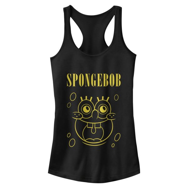 Junior’s SpongeBob SquarePants Happy Face Racerback Tank Top